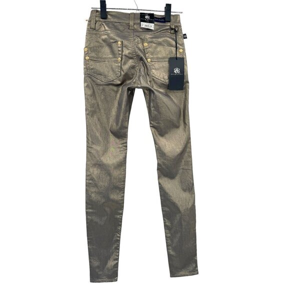 Rock & Republic Metallic Skinny Jeans NWT - Picture 3 of 6
